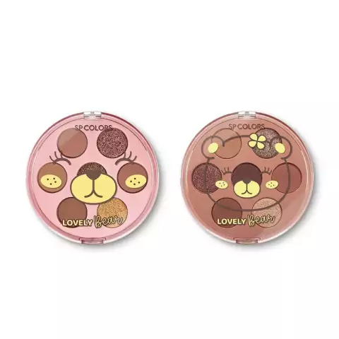 Paleta de 7 sombras - Lovely Bear Collection Sp Colors
