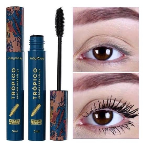 Máscara para Cílios Ruby Rose Trópico Power Volume