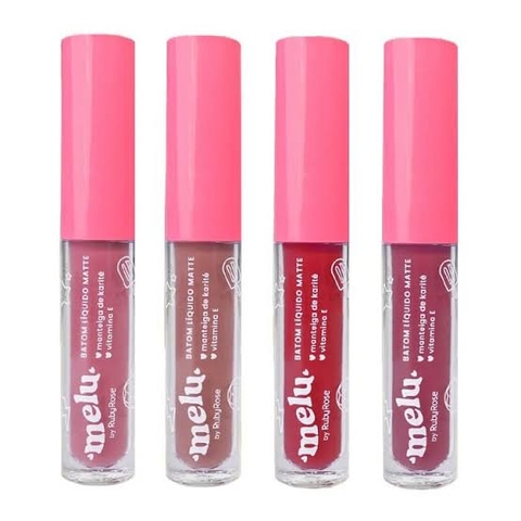 Batom Liquido da Melu - Ruby Rose