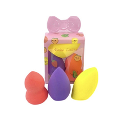 Kit com 03 Mini Esponjas da Make Lolita