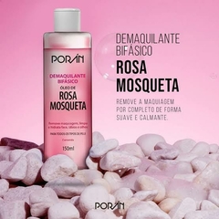 Demaquilante Bifásico Rosa Mosqueta - Poran - comprar online