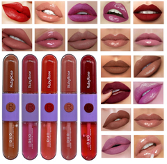 Gloss + Batom Líquido Duo Mood Ruby Rose