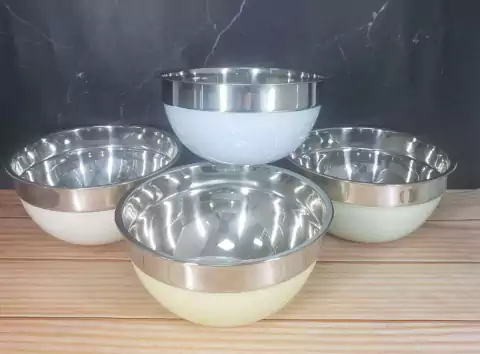 Bowl color acero