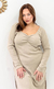 VESTIDO ESCOTE EN V CON TAJO DE LANILLA TALLES UNICOS CURVI