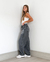 JEANS RIGIDO GRIS NEVADO WIDE LEG - TALLES DISPONIBLES DESDE 36 AL 46 en internet