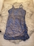 VESTIDO GRAPEADO TRANSPARENTE TALLE CURVY 7 U 8