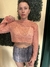 short pollera gris