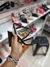 ZAPATOS TALLE 37 COLOR CELESTE - TALLE 40 NEGRAS