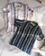 CAMISA IMPORTADA HOMBRE - CAMISA DE LINO A RAYAS- TALLE S Y M