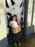 CONJUNTO IMPORTADO NENA- PANTALON POLLERA CON VUELITOS - ESTILO GLOBITO - REMERE CON MAÑGAS BOLITO - TALLE 8- 10 - comprar online