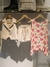 TALLE 10- CONJUNTO BEIG SASTRERO - VESTIDO LINO FLOREADO -