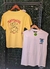 TALLE 16 - MUSCULOSA BLANCA ESTAMPA FRENTE Y DORSO - REMERA AMARILLA ESTAMPA OSO -