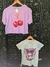 TALLE 16- REMERA CROP TOP ALGODON CEREZA - REMERA ALGODON VERDE AQUA KUROMI-