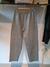 PANTALON GRIS RECTO ALGODON FRIZADO - TALLE 7