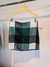 POLLERA PAÑO CUADRILLE VERDE Y NEGRO - TALLE M