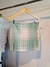 POLLERA PAÑO CUADRILLE VERDE Y BLANCO - TALLE L