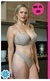 CONJUNTO NATUBEL ALGODON - PUSH UP DETALLE EN ENCAJE - GRIS , BEIG Y BLANCO - TALLE 100 AL 115