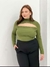 CAMISETA DE LANILLA CON PUNTILLA Y AVERTURA FRONTAL TALLES CURVY - comprar online