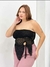 STRAPLE ANIMAL PRINT MICROTUL GAMUZADO TUALLE NICO CURVI