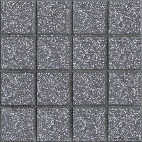 Adoquín Recto 16 panes - Gris Bardiglio 40X40
