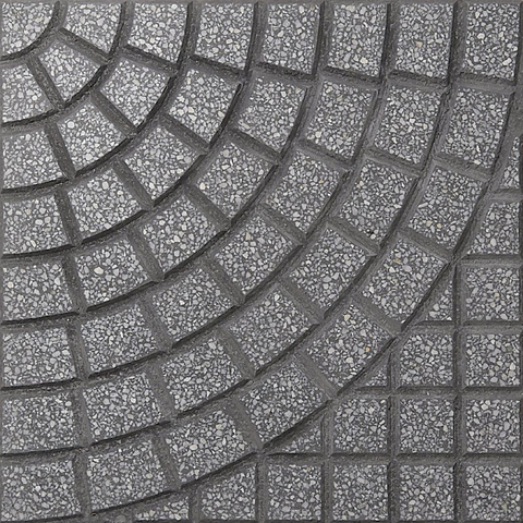 Adoquín Circular - Gris Bardiglio Oscuro 40x40 - comprar online