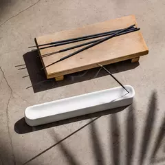 PORTA INCIENSO TOKIO BLANCO