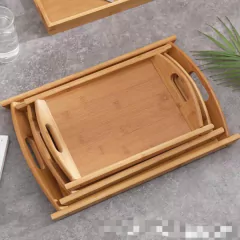 BANDEJA BAMBU TRAY CURVE - Justa Calma