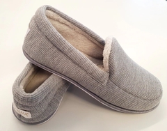 MOCASIN CORDERITO GRIS