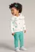 Conjunto Menina com Blusão em Moletom Peluciado Estrelas com Capuz e Legging Montaria Molecotton Mundi - João e Maria Moda Infanto-Juvenil