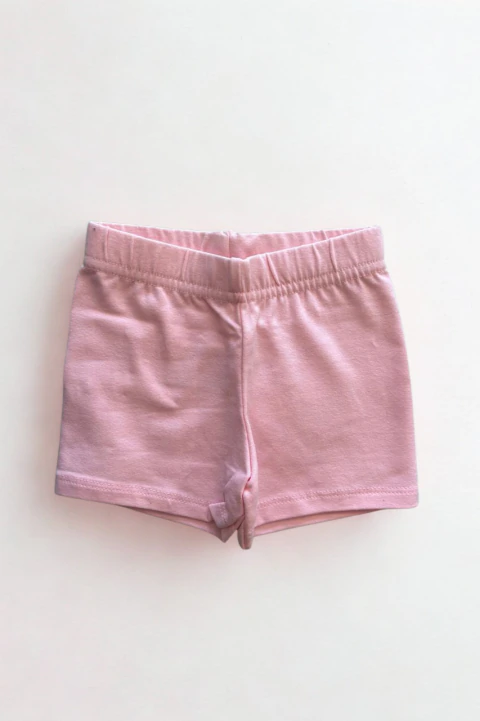 Shorts em Cotton Básico - Rosa- Colorittá