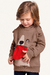 Conjunto Menino Moletom Peluciado Dog Interativo Fakini - João e Maria Moda Infanto-Juvenil