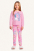Pijama Longo Menina em Algodão com Estampa que Brilha no Escuro Dreams - Fakini - João e Maria Moda Infanto-Juvenil