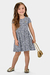 Vestido Juvenil em Cotton Estampado Arabesco - Glinny
