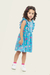 Vestido em Cotton Light com Estampa Rotativa Angerô