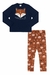 Conjunto Menina com Blusão em Moletom Peluciado e Legging em Molecotton Raposa Alakazoo - comprar online