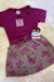 Conjunto Menina Blusa e Saia em Cotton Borboletas Angerô