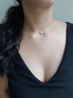 Gargantilha Nylon Estrela -  Luz Lua Joias | Loja Oficial