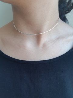 Choker Aro Liso -  Luz Lua Joias | Loja Oficial