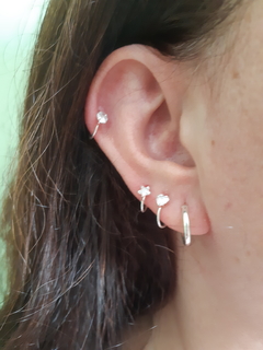Piercing Solitário Zircônia Coração -  Luz Lua Joias | Loja Oficial
