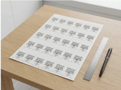 ETIQUETA LNT3 33X54MM IMPRESSA LASER 1 LADO