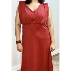 Vestido de festa longo Cherry Diva para amamentação na internet