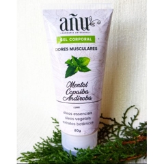 Gel natural corporal para dores musculares