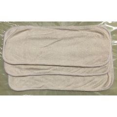 Kit 3 absorventes ecológicos de bambu terry