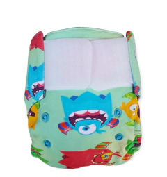 Fralda de pano ecológica reutilizável tamanho recém nascido (até 6kg) Amor & Co - comprar online