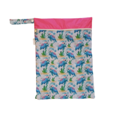 Sacola saco impermeável com zíper para guardar roupas ou fraldas tamanho 30x40cm - comprar online