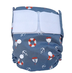 Fralda de pano ecológica reutilizável tamanho recém nascido (até 6kg) Amor & Co - Loja Cantinho da Dani