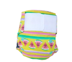 Fralda de pano ecológica reutilizável tamanho recém nascido (até 6kg) Amor & Co - loja online
