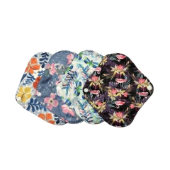 Absorvente de pano feminino - menstrual - fluxo regular - toque seco