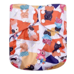 Fralda de pano ecológica moderna tamanho especial (veste de 8 a 25kg)