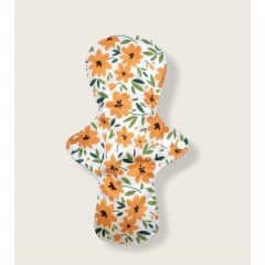 Absorvente feminino menstrual de pano para fluxo intenso ou uso noturno lavável reutilizável na internet